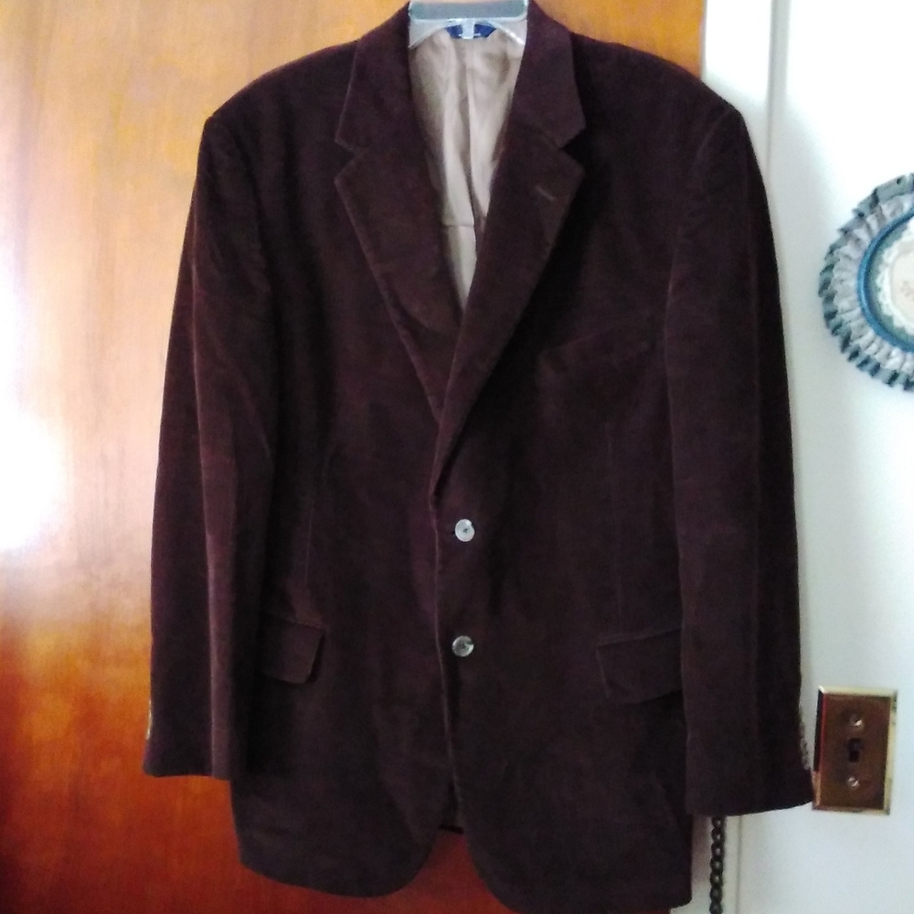 Brooks Brothers Brown Corduroy Blazer 42 Reg